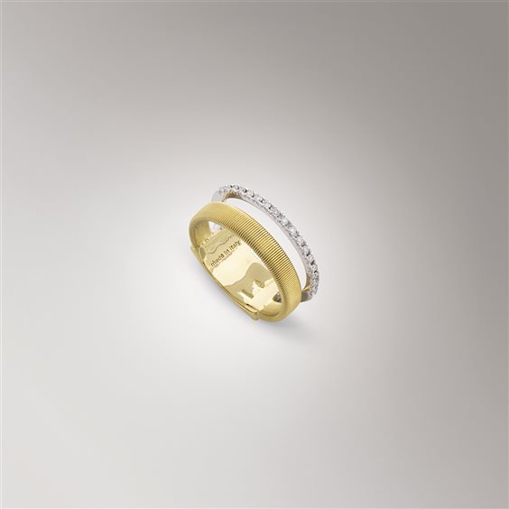 Ringe Marco Bicego Dame Masai in Gelbgold Diamante 0.13 Ct AG324B-15 - AG324B-15